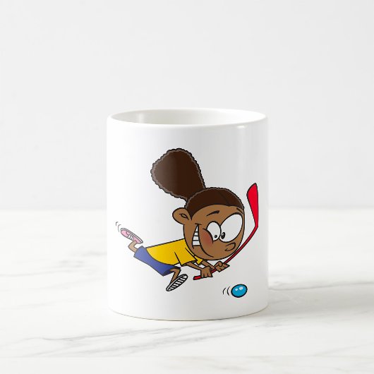 Girl Hockey Player Kaffeetasse