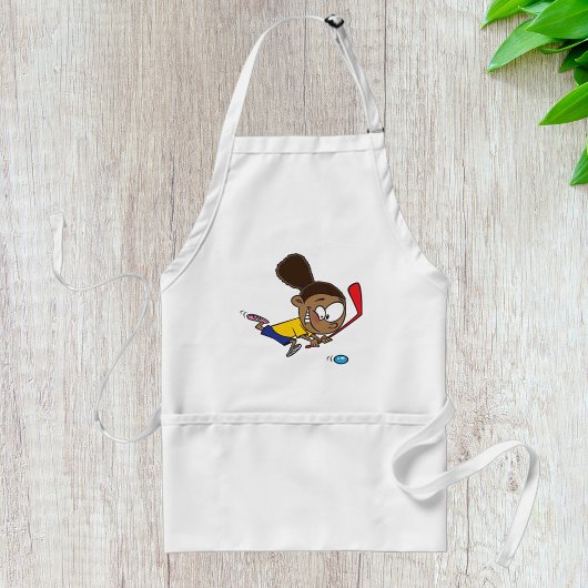 Girl Hockey Player Schürze