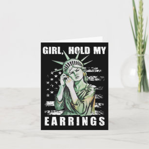 Girl Hold My Orings Statue Subtle Resist Trump H Karte