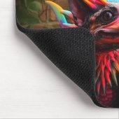 Girl Holding Creature Mousepad (Ecke)