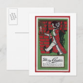 Girl Holding Doll und Candlestick Postkarte (Vorne/Hinten)