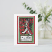 Girl Holding Doll und Candlestick Postkarte (Stehend Vorderseite)