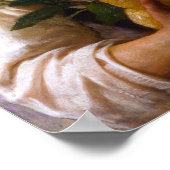 Girl Holding Lemons W.A. Bouguereau Leinwand Poster (Ecke)