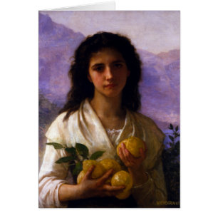 Girl Holding Lemons William-Adolphe Bouguereau