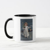Girl Holding Tree and Lantern Tasse (Links)