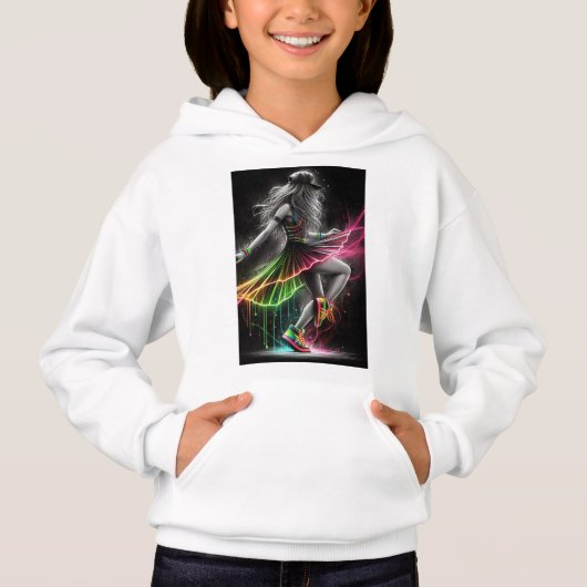 "Girl Hood Vibes: Furchtlos und frei" Hoodie (Vorderseite)