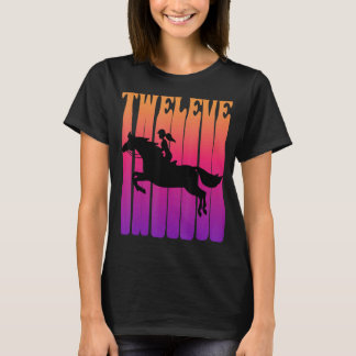 Girl Horseback Rider I'm 12 Year Old Kids 12th B T-Shirt