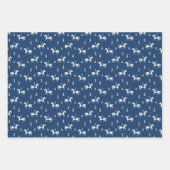 Girl Horseback Riding im Winter Geschenkpapier Set (Vorderseite)