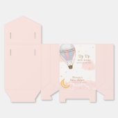 Girl Hot Air Ballon Moon Star Baby Dusche Geschenkschachtel (Ungefaltet)