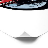 Girl Hot Dream Roads glänzend Poster (Ecke)