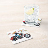 Girl Hot Dream Roads Rechteckiger Pappuntersetzer (Vor Ort)