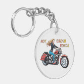 Girl Hot Dream Roads Schlüsselanhänger (Vorderseite links)