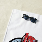 Girl Hot Dream Roads Strandtuch (Beispiel)