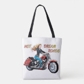 Girl Hot Dream Roads Tasche (Rückseite)