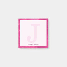 Girl Hot Pink Glam Sparkle Kleine Monogramm Name