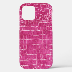 Girl Hot Pink Imitats Krokodile Leder Case-Mate iPhone Hülle