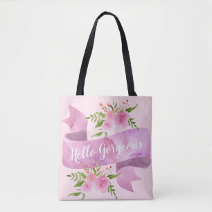 Girl Hübsch Chic Floral Blush Pink Hallo wundersch Tasche