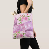 Girl Hübsch Chic Floral Blush Pink Hallo wundersch Tasche (Von Nahem)
