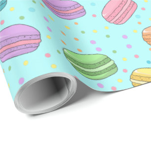 Girl Hübscher Macaron Cookie Patissier Geschenkpapier