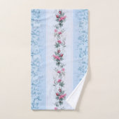 Girl Hütte Chic Pink und Blue Rose Badhandtuch Set (Handtuch)