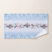 Girl Hütte Chic Pink und Blue Rose Badhandtuch Set (Handtuch)