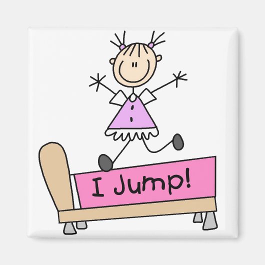 Girl I Jump Magnet (Vorne)