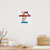 Girl I Liebe Gymnastik Poster (Küche)