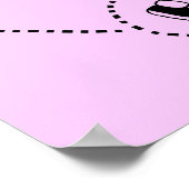 Girl I Play Soccer T - Shirt und Geschenke Poster (Ecke)