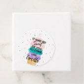 Girl Ice Creme Cone Party Geschenkanhänger (Beispiel)