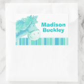 Girl id full name aqua pony Sticker (Tasche)