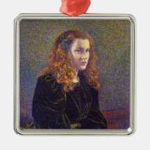 Girl in Green (von Theo van Rysselberghe) Keramik 