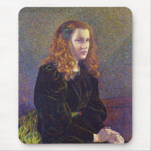 Girl in Green (von Theo van Rysselberghe) Mousepad
