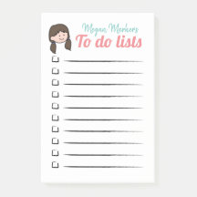 Girl in Ponytails To do lists