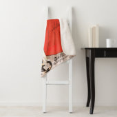 Girl in Red Dress Drink Milk Steinlen Poster Sherpadecke (Beispiel)