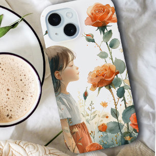 Girl in Rose Garden   Juni - Blume   Watercol Case-Mate iPhone Hülle