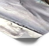 Girl in Vivid Hat Poster (Ecke)