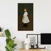 Girl in White - George Bellows Fine Art Poster (Heimbüro)