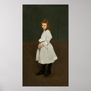 Girl in White - George Bellows Fine Art Poster