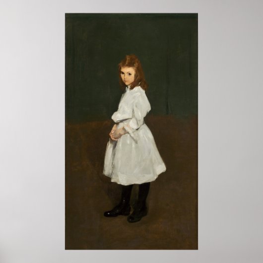 Girl in White - George Bellows Fine Art Poster (Vorne)