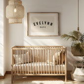 Girl Individuelle Name Print Minimalistisch Neutra Poster