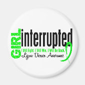 Girl Interrupted 1 Lyme Disease Magnet (Vorne)