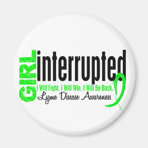 Girl Interrupted 1 Lyme Disease Magnet