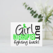 Girl Interrupted 2 Lyme disease Postkarte (Stehend Vorderseite)