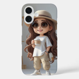 Girl iPhone 16 Case - Sondergeschenk für den beste