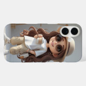 Girl iPhone 16 Case - Sondergeschenk für den beste (Rückseite (Horizontal))