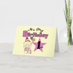 Girl It's My Birthday Tshirts and Gifts Karte