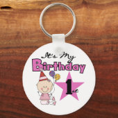 Girl It's My Birthday Tshirts and Gifts Schlüsselanhänger (Vorderseite)