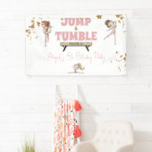 Girl Jump & Tumble Gymnastik Geburtstagsparty Banner (Insitu)