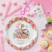 Girl Jungle Safari Pappteller (Party)