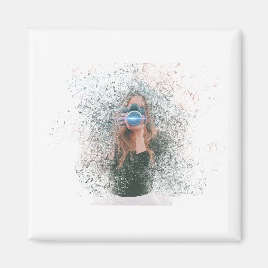 Girl-Kamera Magnet (Vorne)